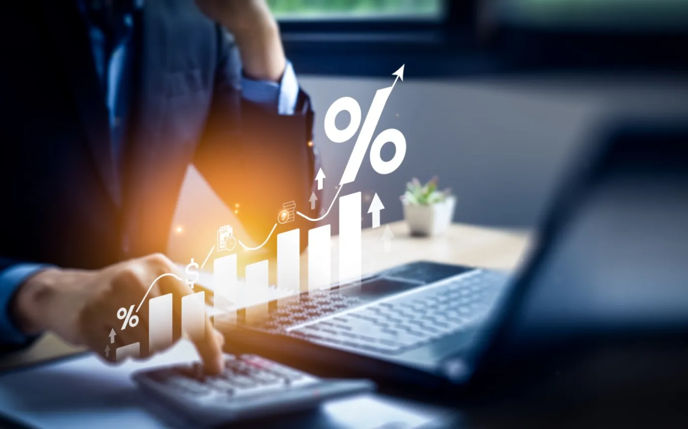 interest rate and dividend concept
