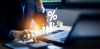 interest rate and dividend concept