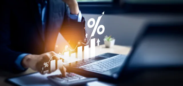 interest rate and dividend concept